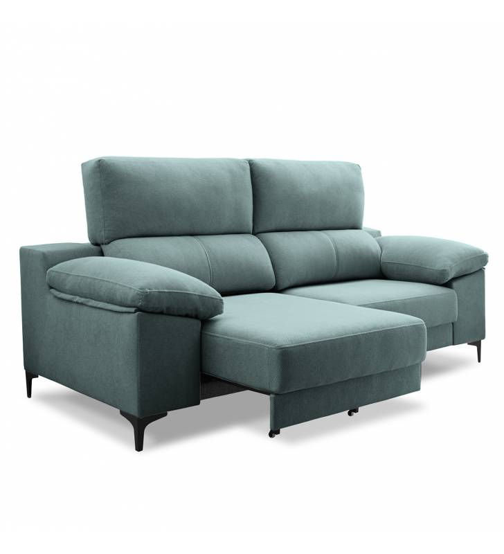 Sofa extensible 2 plazas Ness color verde 3
