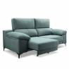 Sofa extensible 2 plazas Ness color verde 3
