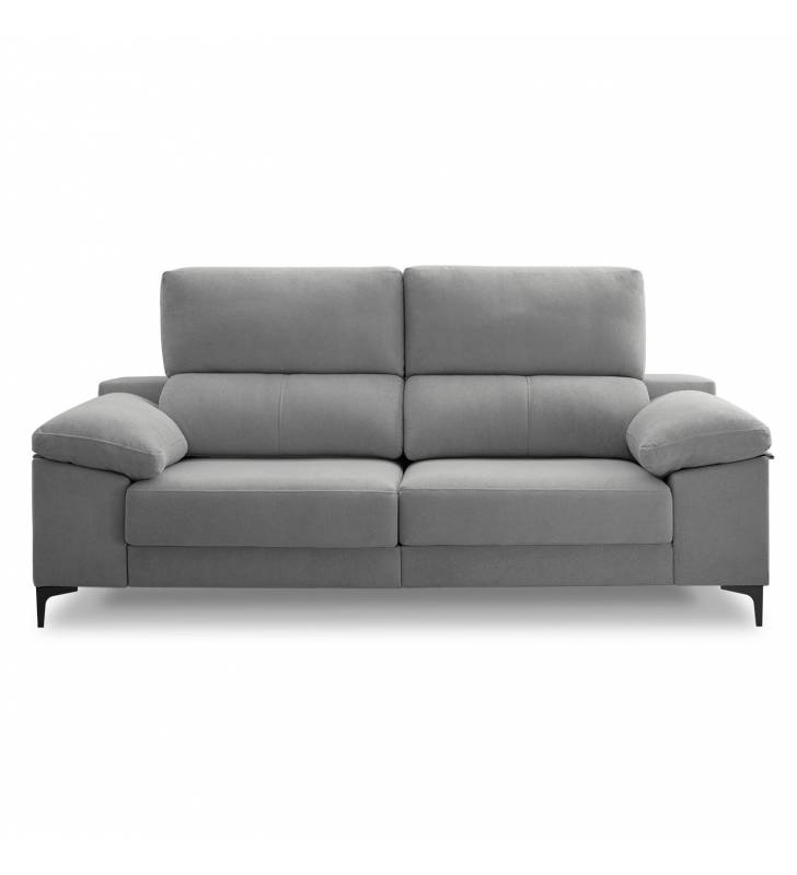 Sofa extensible 2 plazas Ness color gris 1