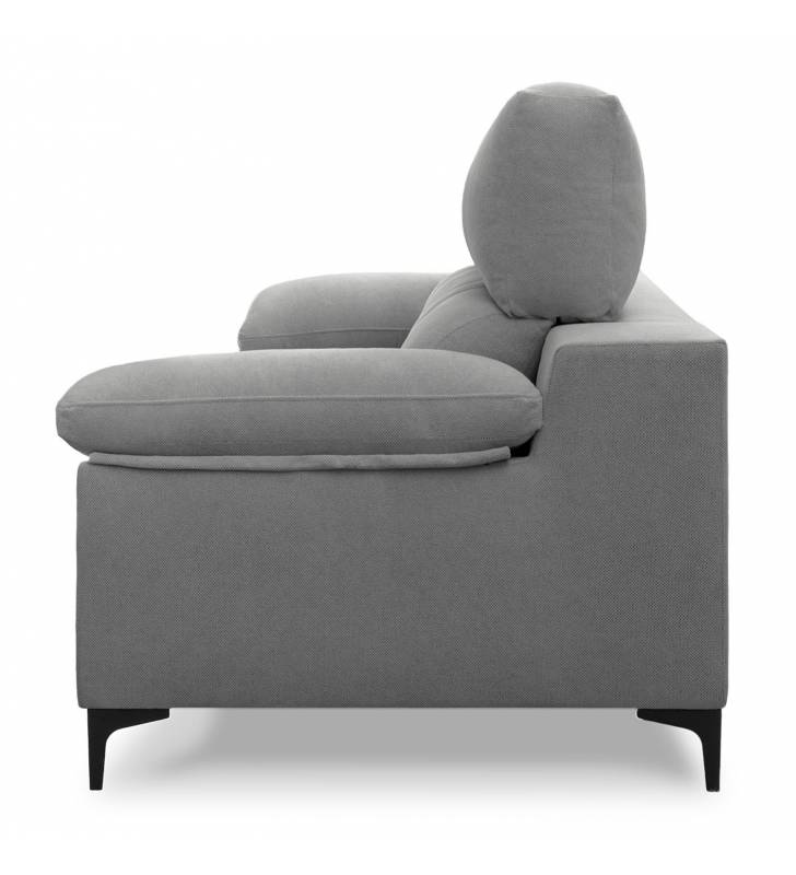 Sofa extensible 2 plazas Ness color gris 3
