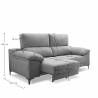 Sofa extensible 2 plazas Ness medidas 3