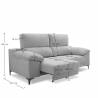 Sofa extensible 2 plazas Ness medidas 5