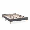 Base Tapizada Eride Gris Oscuro TopMueble 5