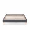 Base Tapizada Eride Gris Oscuro TopMueble 6