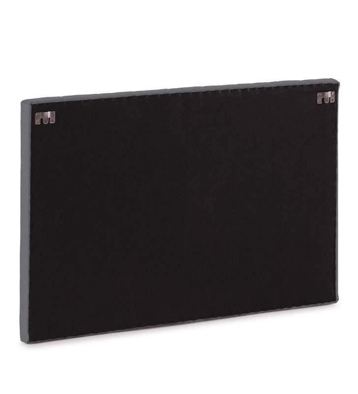 Cabecero Tapizado Eride Gris Oscuro TopMueble 3