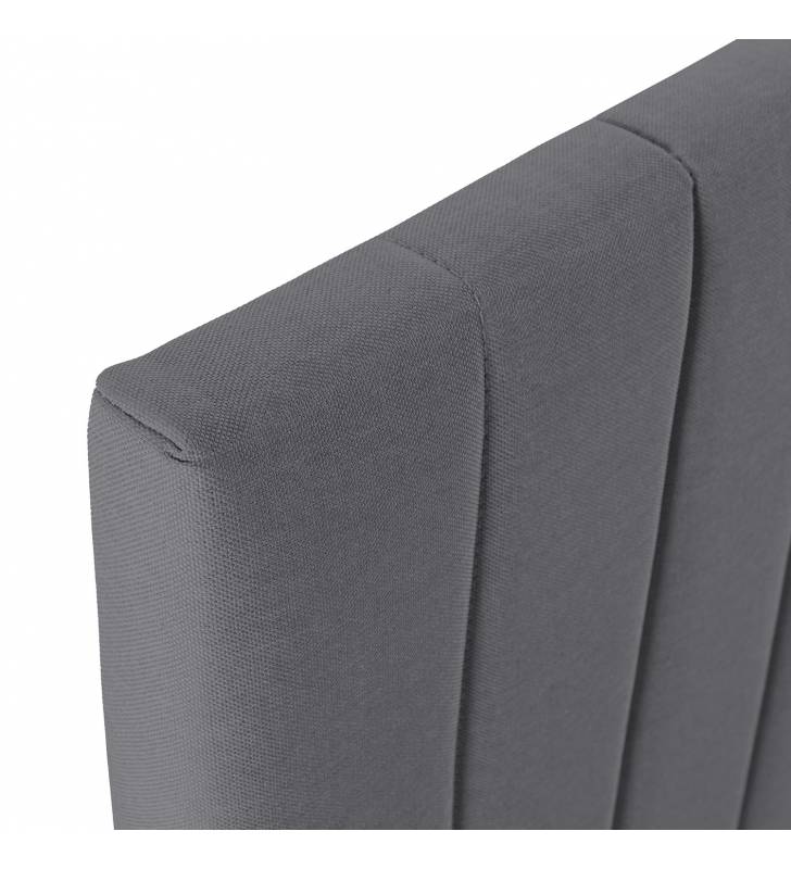 Cabecero Tapizado Eride Gris Oscuro TopMueble 7