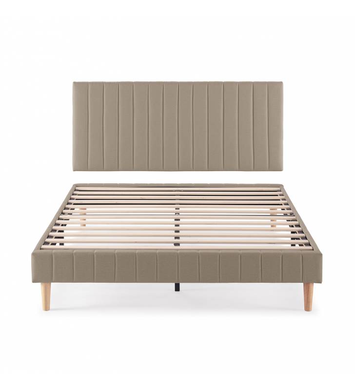 Pack Base Cama + Cabecero Eride  Beige TopMueble 5