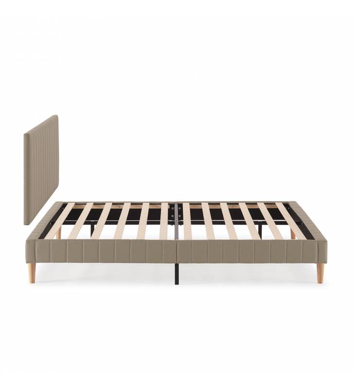 Pack Base Cama + Cabecero Eride  Beige TopMueble 6