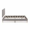 Pack Base Cama + Cabecero Eride  Gris Claro TopMueble 6
