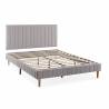 Pack Base Cama + Cabecero Eride  Gris Claro TopMueble 4