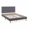 Pack Base Cama + Cabecero Eride  Gris Oscuro TopMueble 6