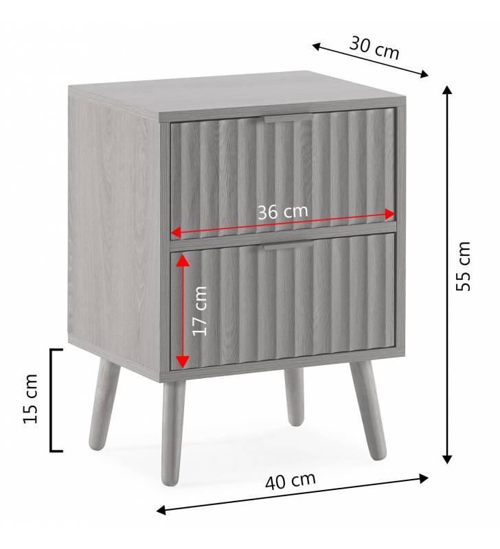 Conjunto habitacion matriminio Layla en roble Topmueble 14