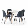 Pack mesa y sillas comedor azul Maseru Topmueble 5