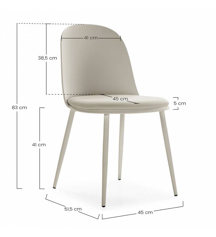 Silla Comedor Mostaza Maseru Topmueble 6