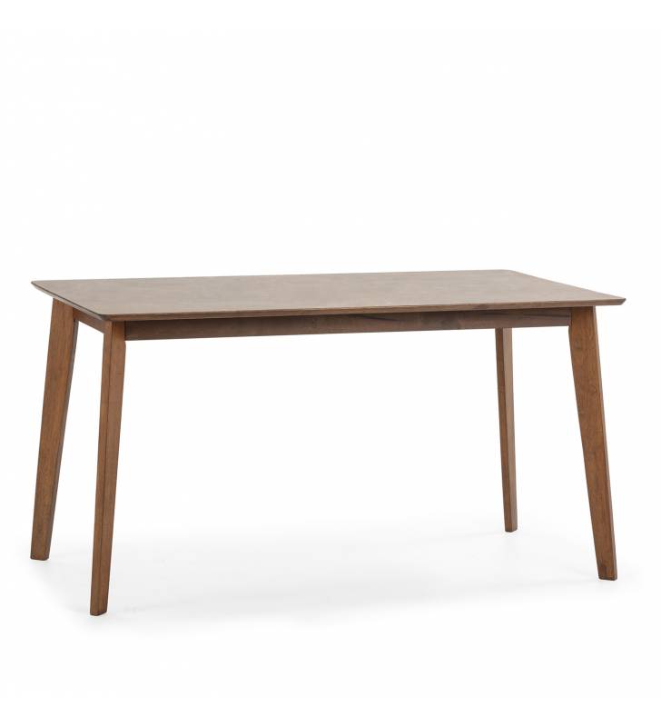 Mesa de Comedor de Madera Nogal Polca 140x80 Topmueble 1