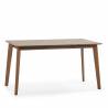 Mesa de Comedor de Madera Nogal Polca 140x80 Topmueble 1