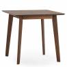 Mesa de Comedor de Madera Nogal Polca 80x80 Topmueble 2