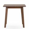 Mesa de Comedor de Madera Nogal Polca 80x80 Topmueble 3