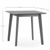 Mesa de Comedor de Madera Nogal Polca 80x80 Topmueble 5