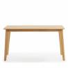 Mesa de Comedor de Madera Roble Polca 140x80 Topmueble 3