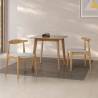 Mesa de Comedor de Madera Roble Polca 80x80 Topmueble 1