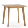 Mesa de Comedor de Madera Roble Polca 80x80 Topmueble 2