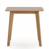 Mesa de Comedor de Madera Roble Polca 80x80 Topmueble 3