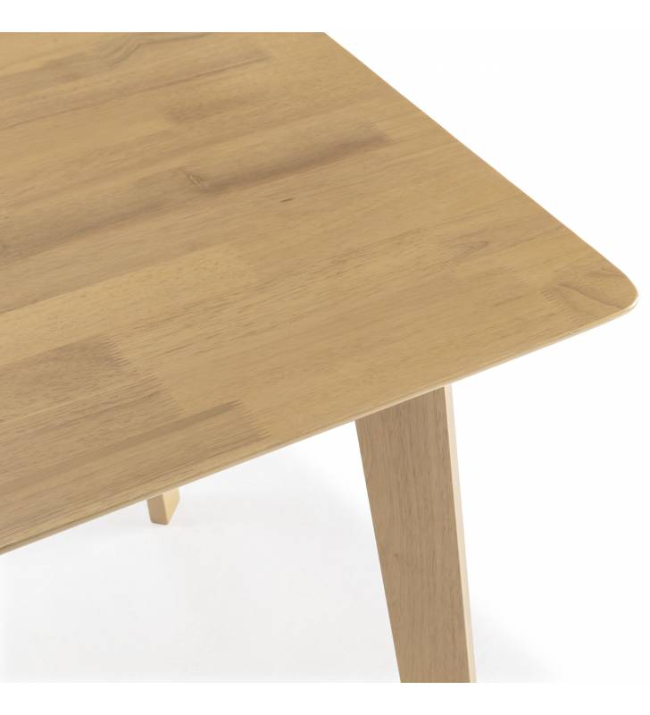 Mesa de Comedor de Madera Roble Polca 80x80 Topmueble 4