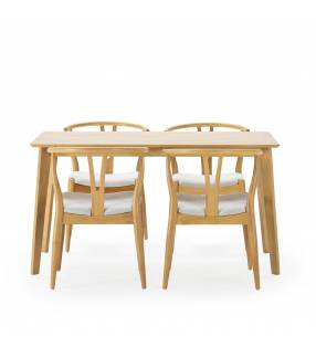Conjunto Mesa y Sillas Comedor Roble Rustic Topmueble 1