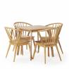 Conjunto Mesa y Sillas Comedor Roble Mura Topmueble 4