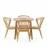 Conjunto Mesa y Sillas Comedor Roble Mura Topmueble 5