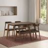 Conjunto Mesa y Sillas Comedor Nogal Venus Topmueble 1