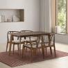 Conjunto Mesa y Sillas Comedor Nogal Rustic Topmueble 1