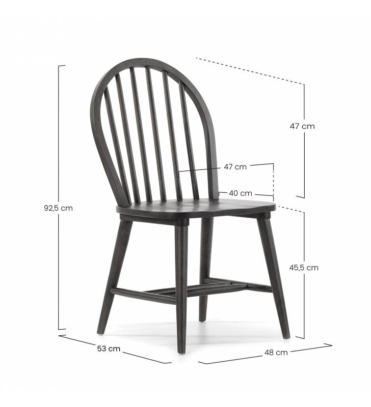 Silla Comedor Nogal Clarck Topmueble 5