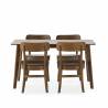Conjunto Mesa y Sillas Comedor Nogal Noel Topmueble 3