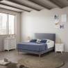 Cama Tapizada Gris Oscuro Lorence Topmueble 1