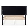 Cama Tapizada Gris Oscuro Lorence Topmueble 6