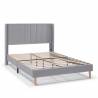 Cama Tapizada Gris Claro Noruega Topmueble 1