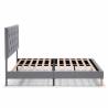 Cama Tapizada Gris Oscuro Rouse Topmueble 4
