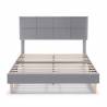 Cama Tapizada Gris Claro Lyria Topmueble 2