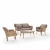 Conjunto de Jardin Ratan Lali 1 Top Mueble 2