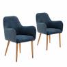 Pack de 2 Sillones Lliria de pana Topmueble