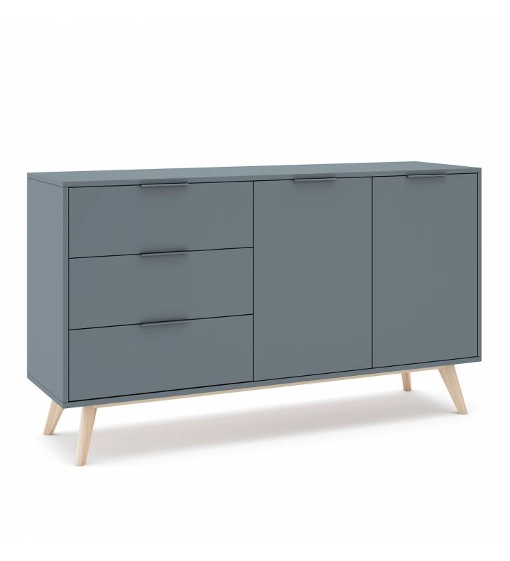 Aparador Pesco 2P3C verde kaki cera Topmueble 1