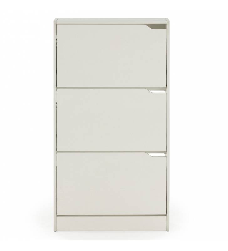 Mueble zapatero 3 puertas Mango color blanco 2