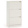 Mueble zapatero 3 puertas Mango color blanco 3