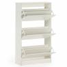 Mueble zapatero 3 puertas Mango color blanco 1