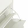 Mueble zapatero 3 puertas Mango color blanco 5