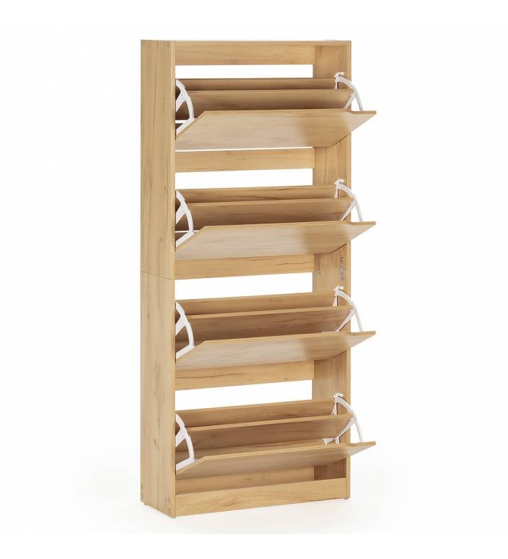 Zapatero Mango 4 puertas naturale 2