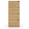 Zapatero Mango 4 puertas naturale 4