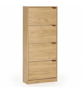 Zapatero Mango 4 puertas naturale 1